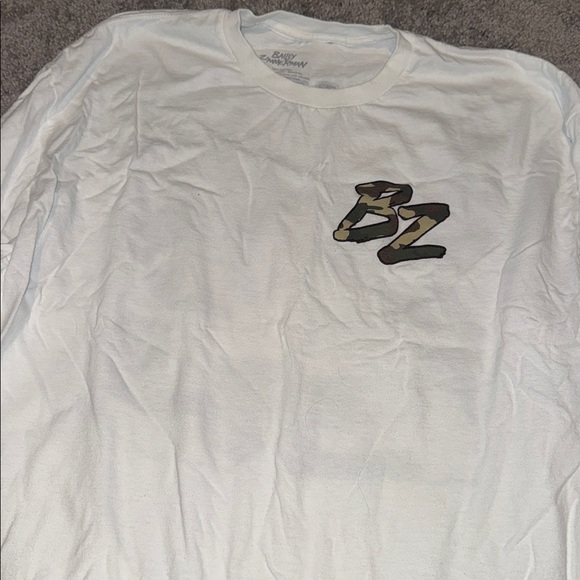 Bailey Zimmermann Men's White Shirt with Camo Accents - Picture 2 of 2